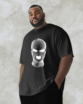 100% Cotton-Simple Headgear Case Men's Loose Big & Tall Short-sleeved T-shirt